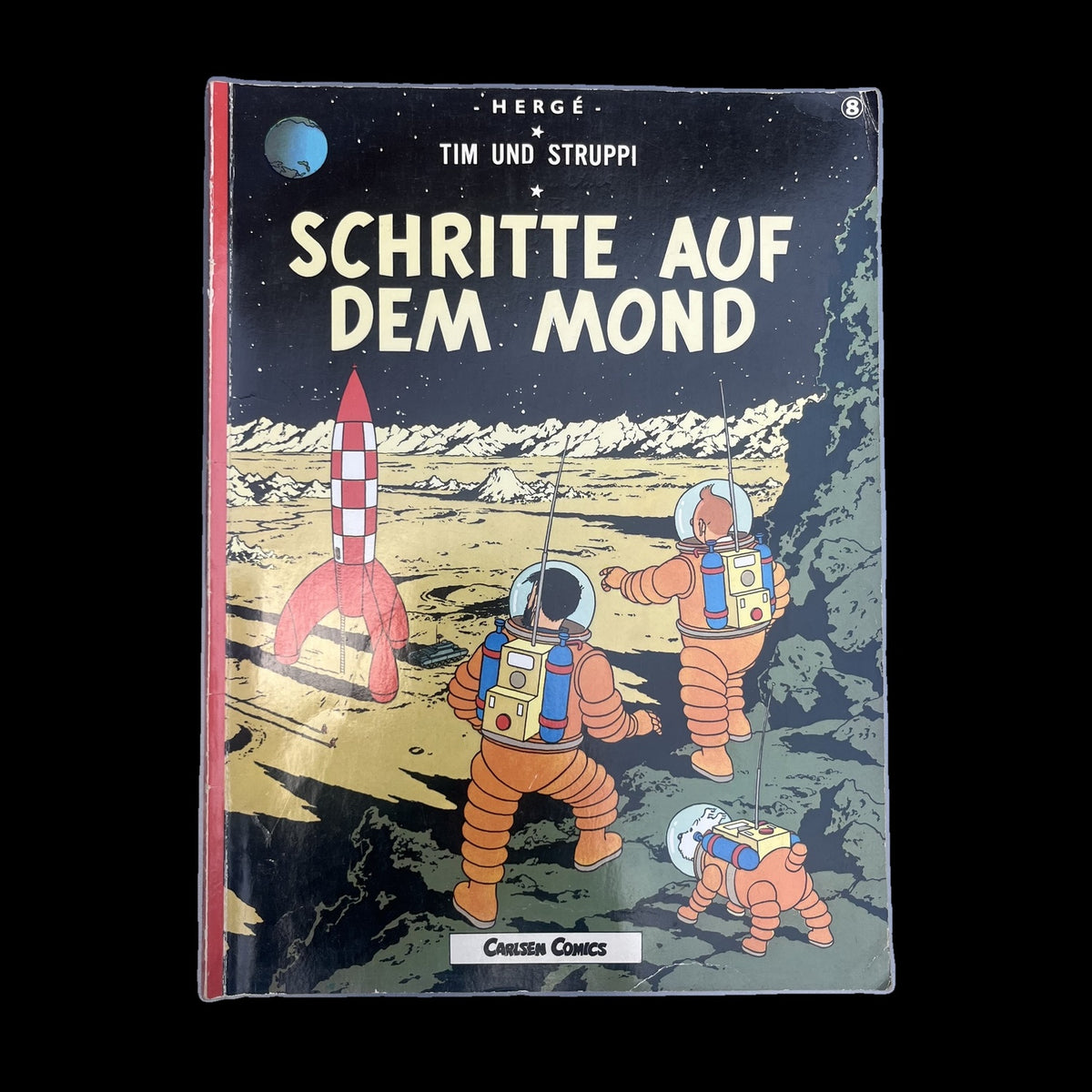 Tim und Struppi - Schritte auf dem Mond - Band 8 - Hergé - Carlsen - Deutsch