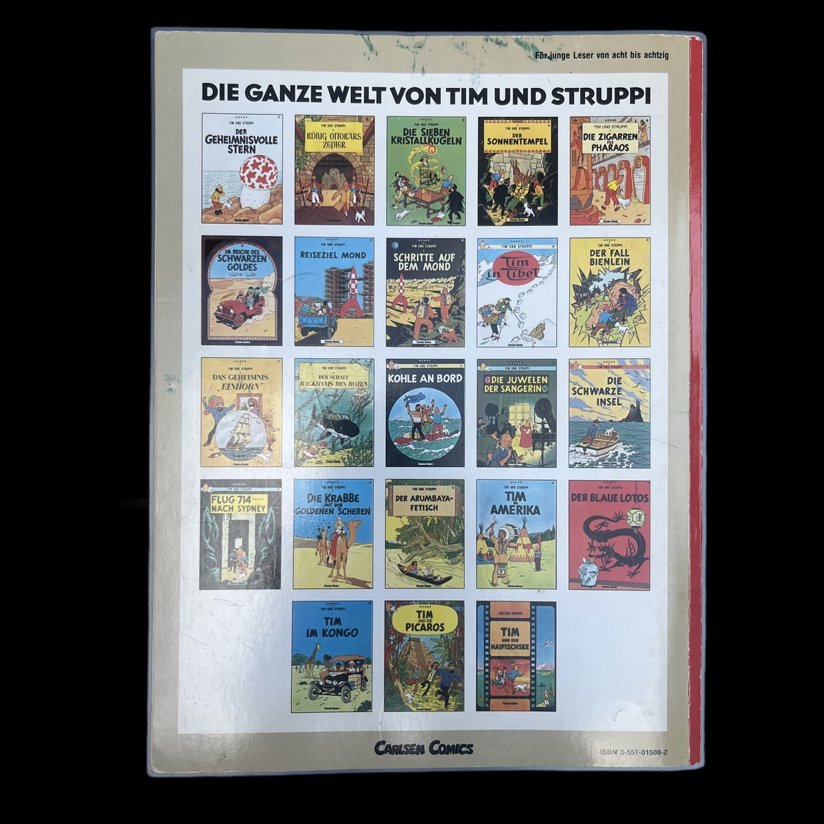 Tim und Struppi - Schritte auf dem Mond - Band 8 - Hergé - Carlsen - Deutsch
