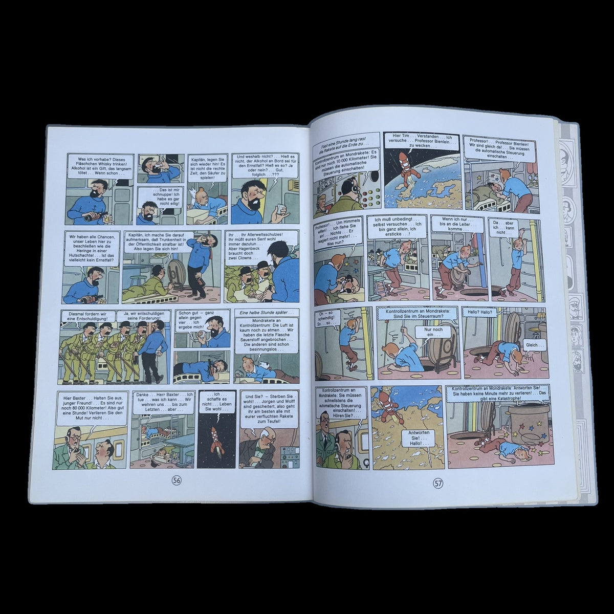 Tim und Struppi - Schritte auf dem Mond - Band 8 - Hergé - Carlsen - Deutsch