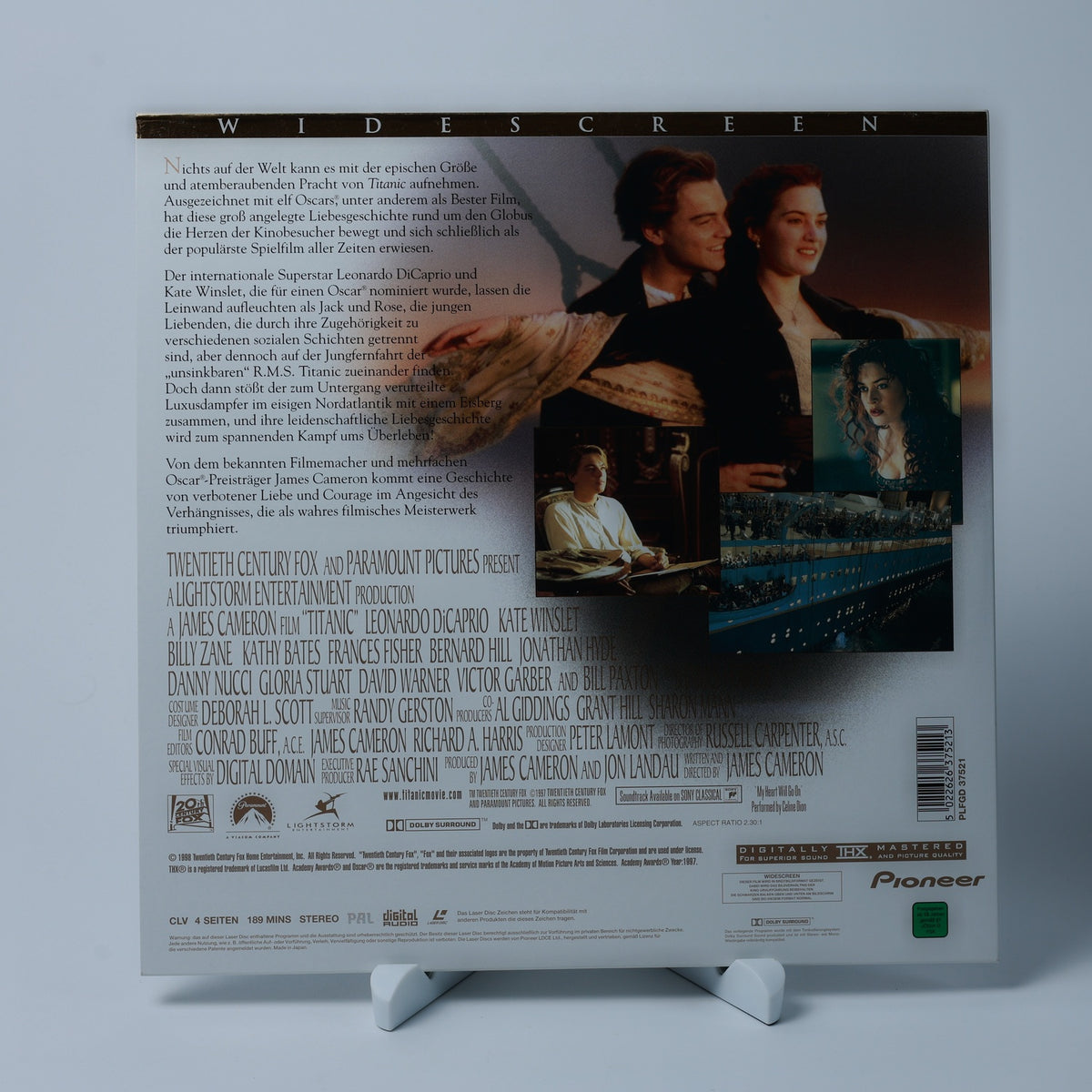 Titanic (1997) - LaserDisc - Widescreen - Leonardo DiCaprio - Zustand Gut