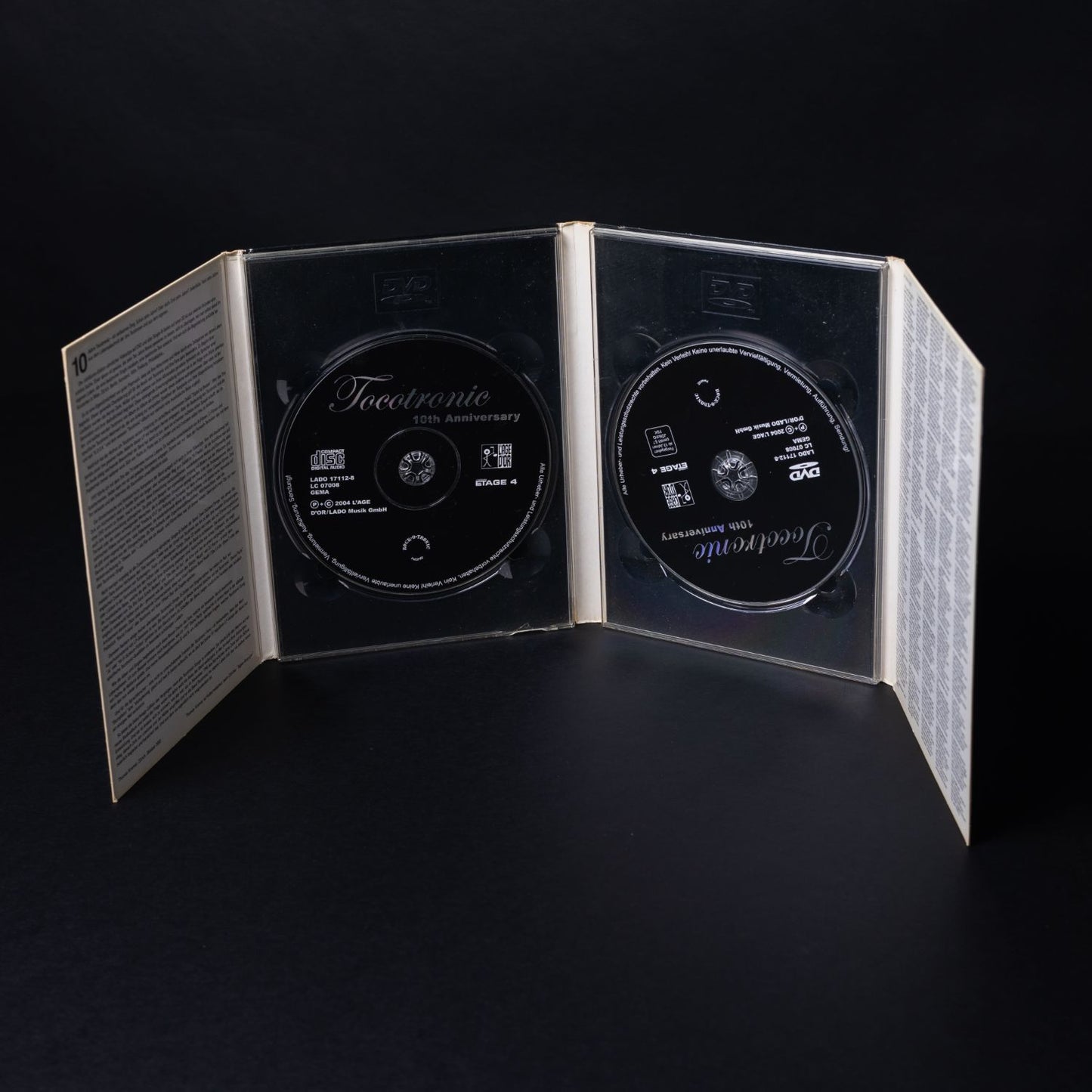 Tocotronic - 10th Anniversary - DVD + CD Jubiläums-Set im Klappschuber
