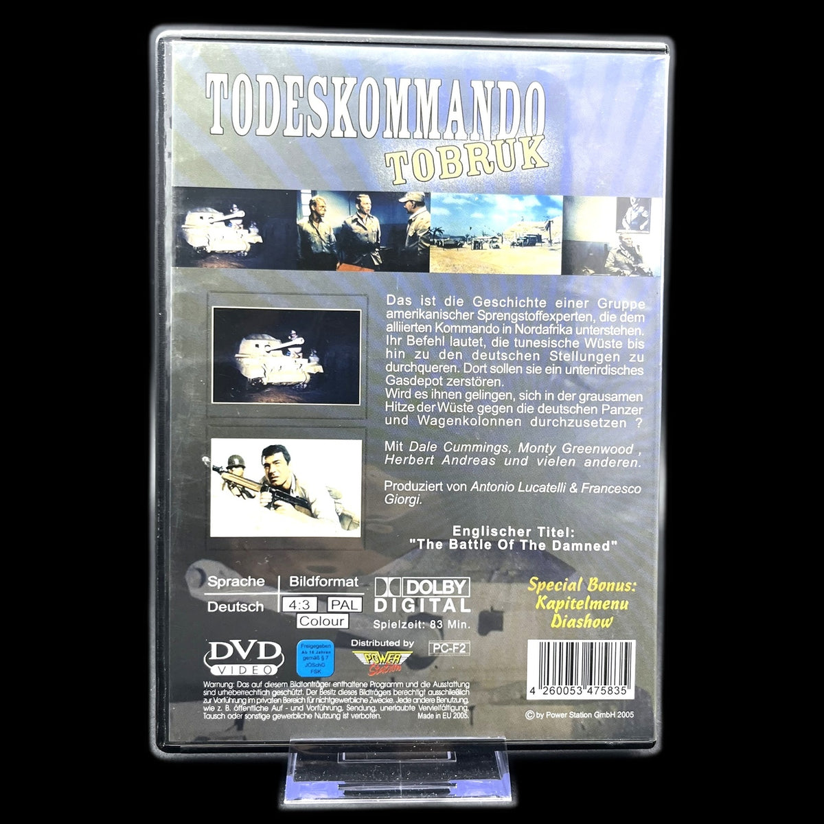 Todeskommando Tobruk - Kriegsfilm - The Battle Of The Damned - DVD - Gebraucht