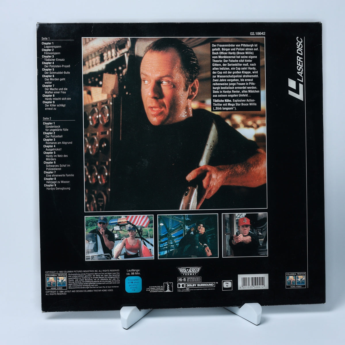 Tödliche Nähe - Bruce Willis - 1994 - LaserDisc - Zustand Gut