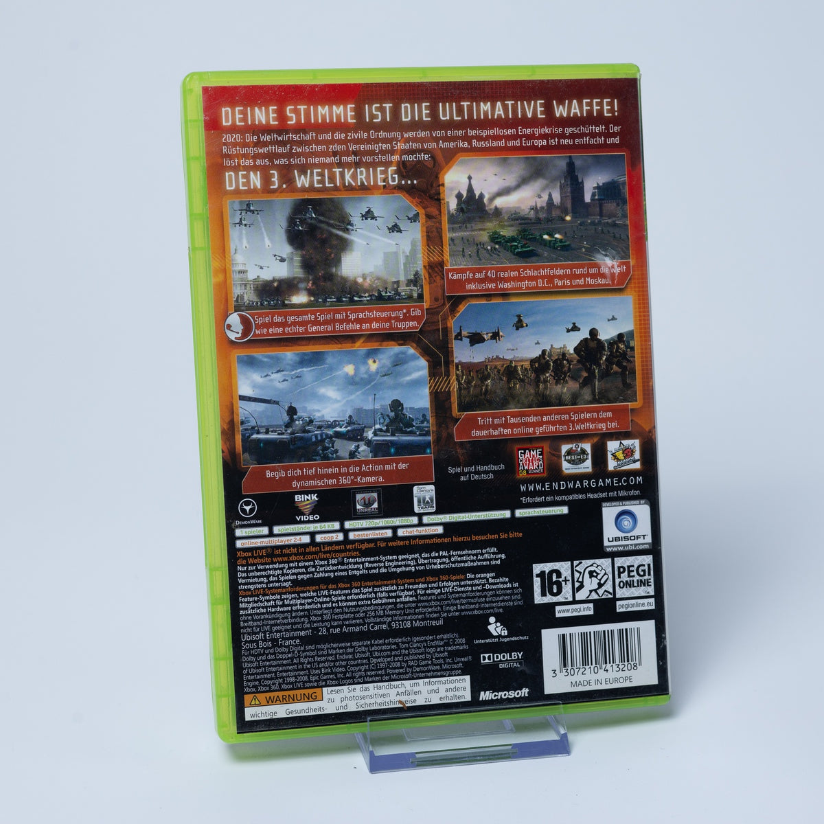Tom Clancy's EndWar - Xbox 360 - Complete in Box - PAL - deutsch - Gebraucht
