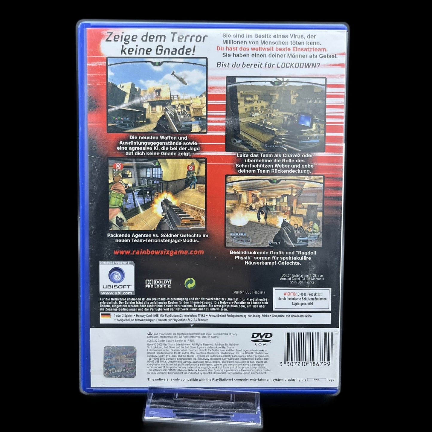 Tom Clancy's Rainbow Six Lockdown - Playstation 2 - deutsch - Gebraucht