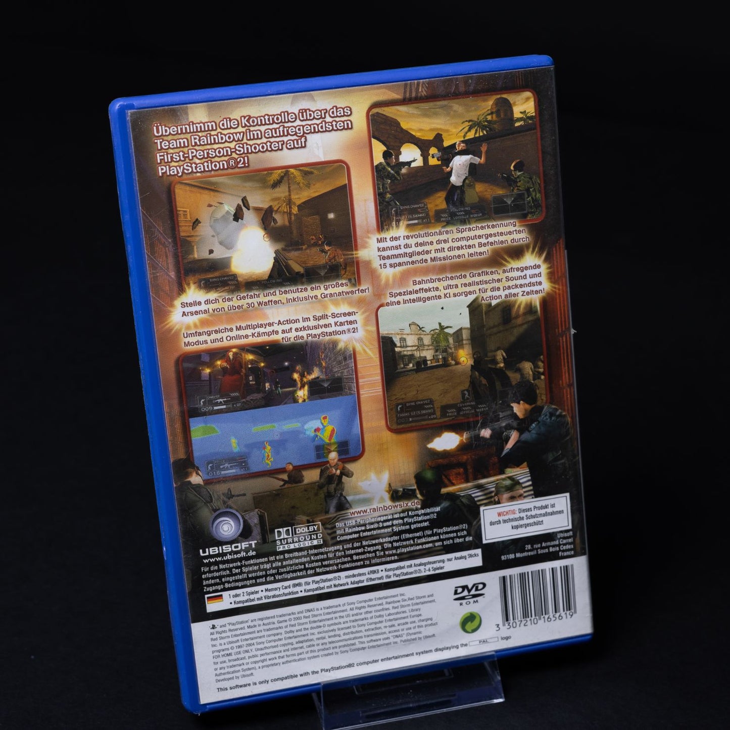 Tom Clancy's Rainbow Six 3 - Playsation 2 PS2 - CiB - PAL Deutsch - Gebraucht