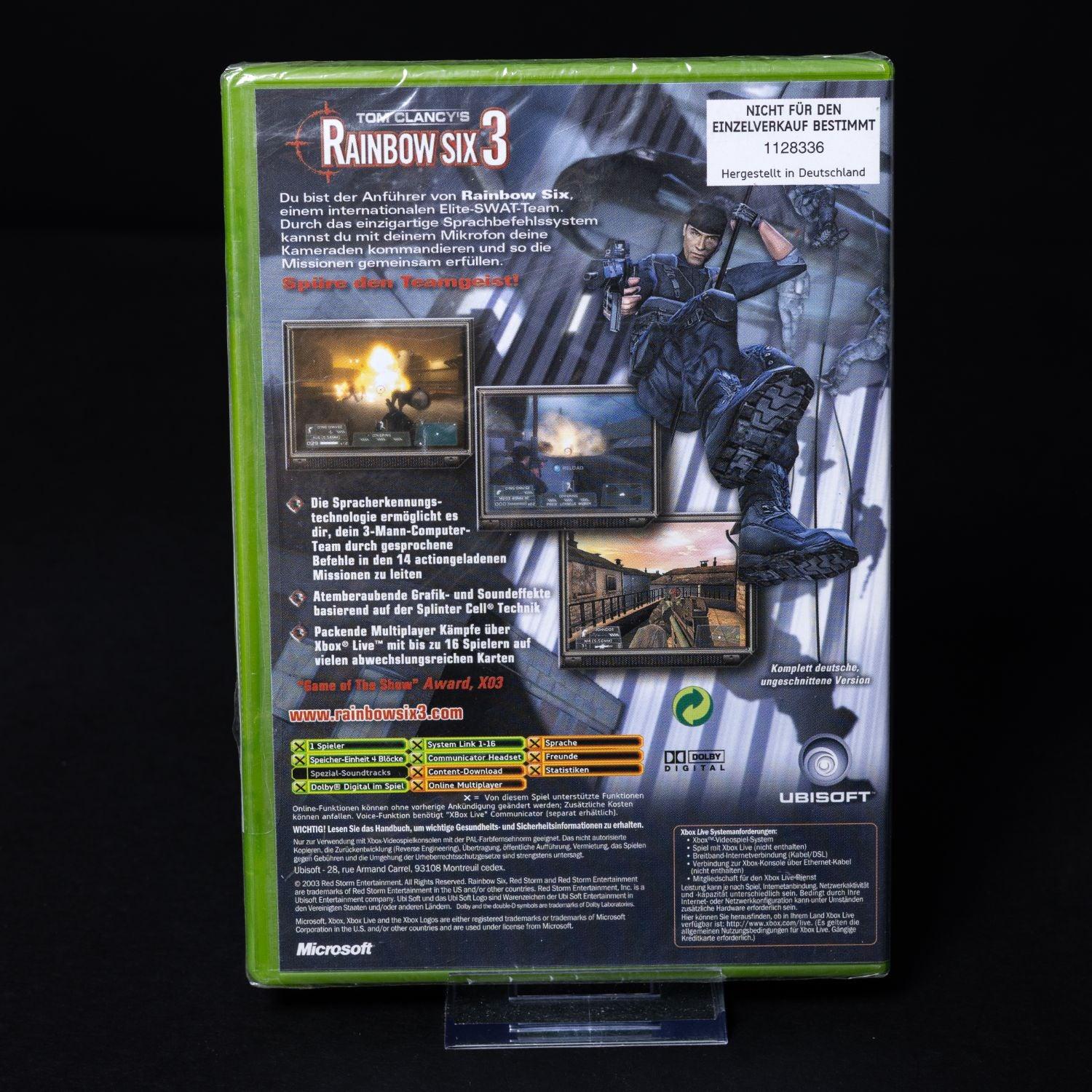 tom-clancys-rainbow-six-3-xbox-live-spiel-pal-neu-ovp-sealed-2 - Utopia Collectibles