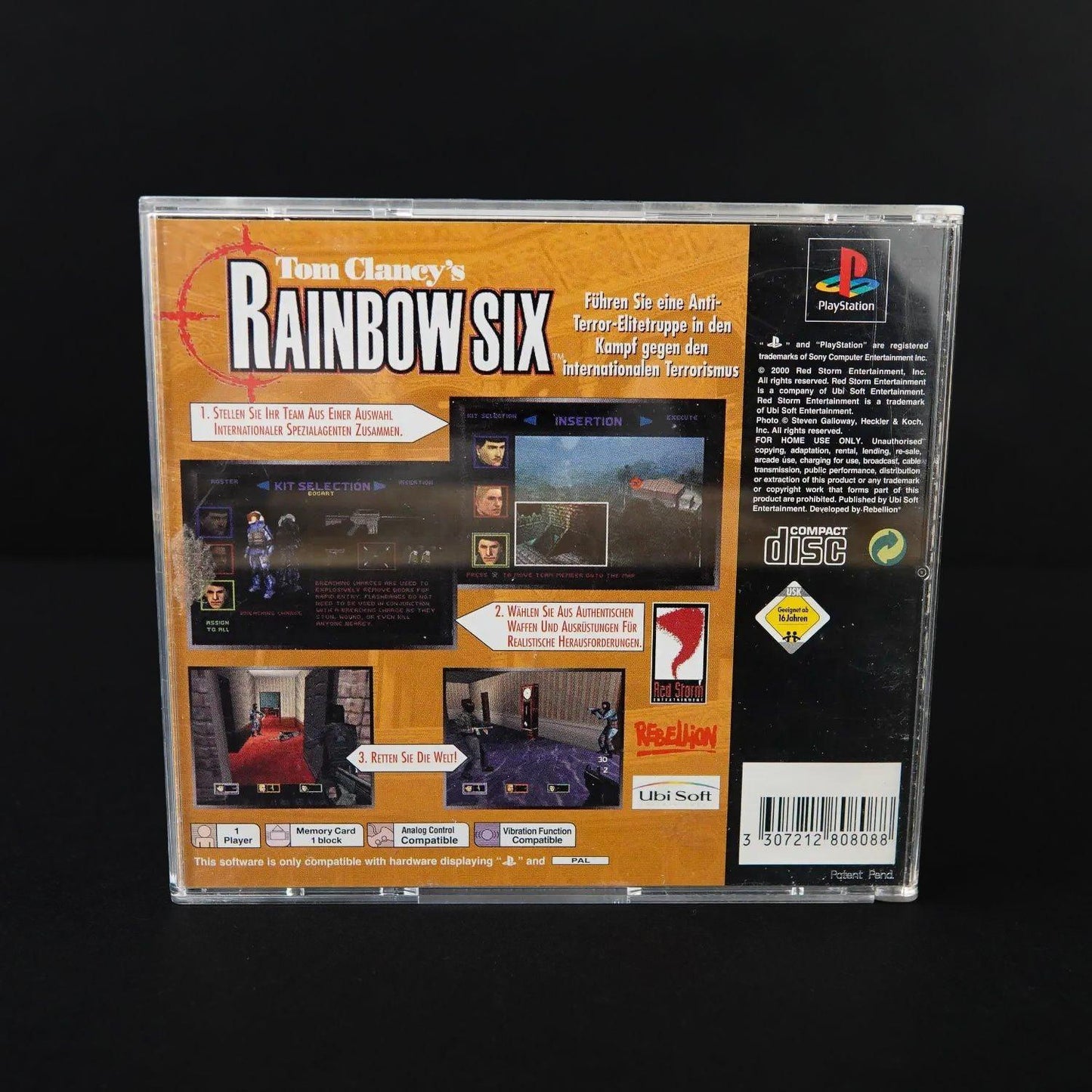 tom-clancys-rainbow-six-playsation-1-ps1-cib-komplett-deutsch-gebraucht-4 - Utopia Collectibles