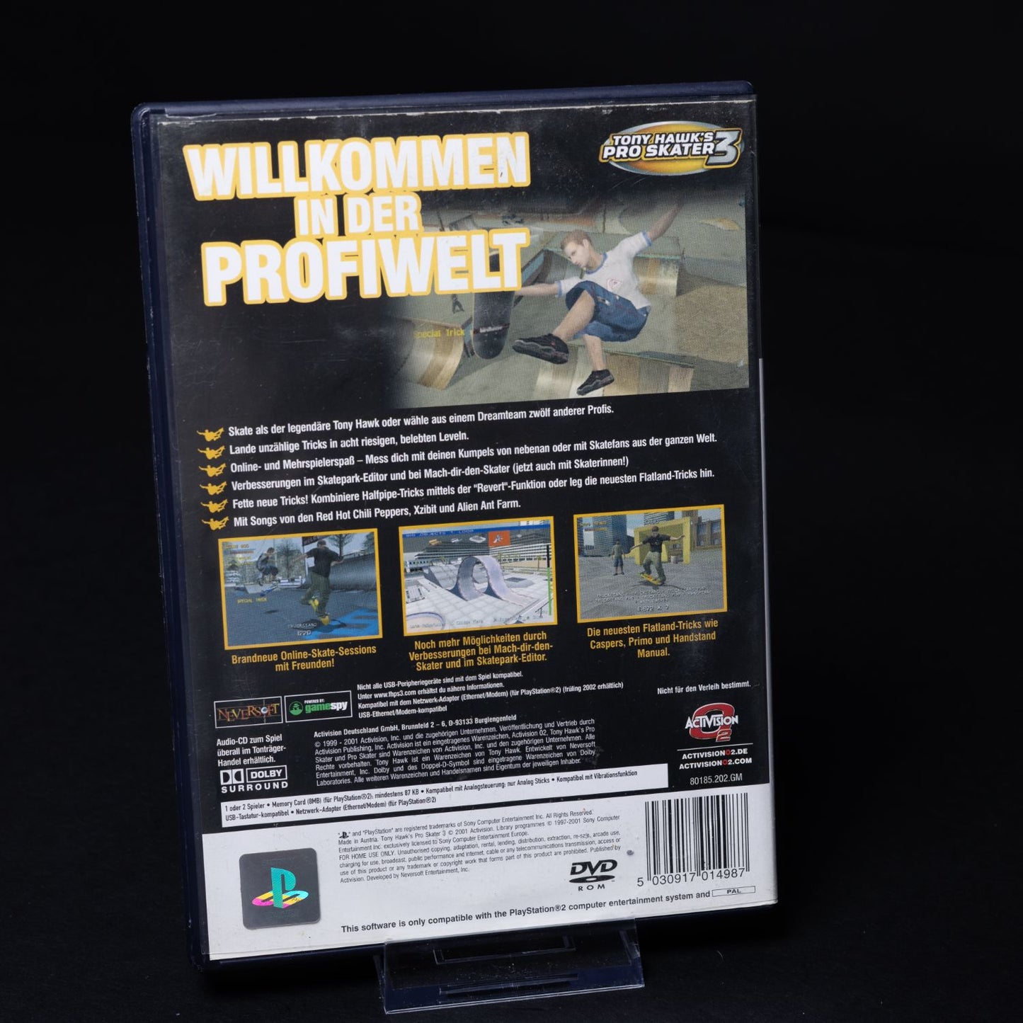 Tony Hawk's Pro Skater 3 - Playstation 2 PS2 - CiB - PAL Deutsch - Gebraucht