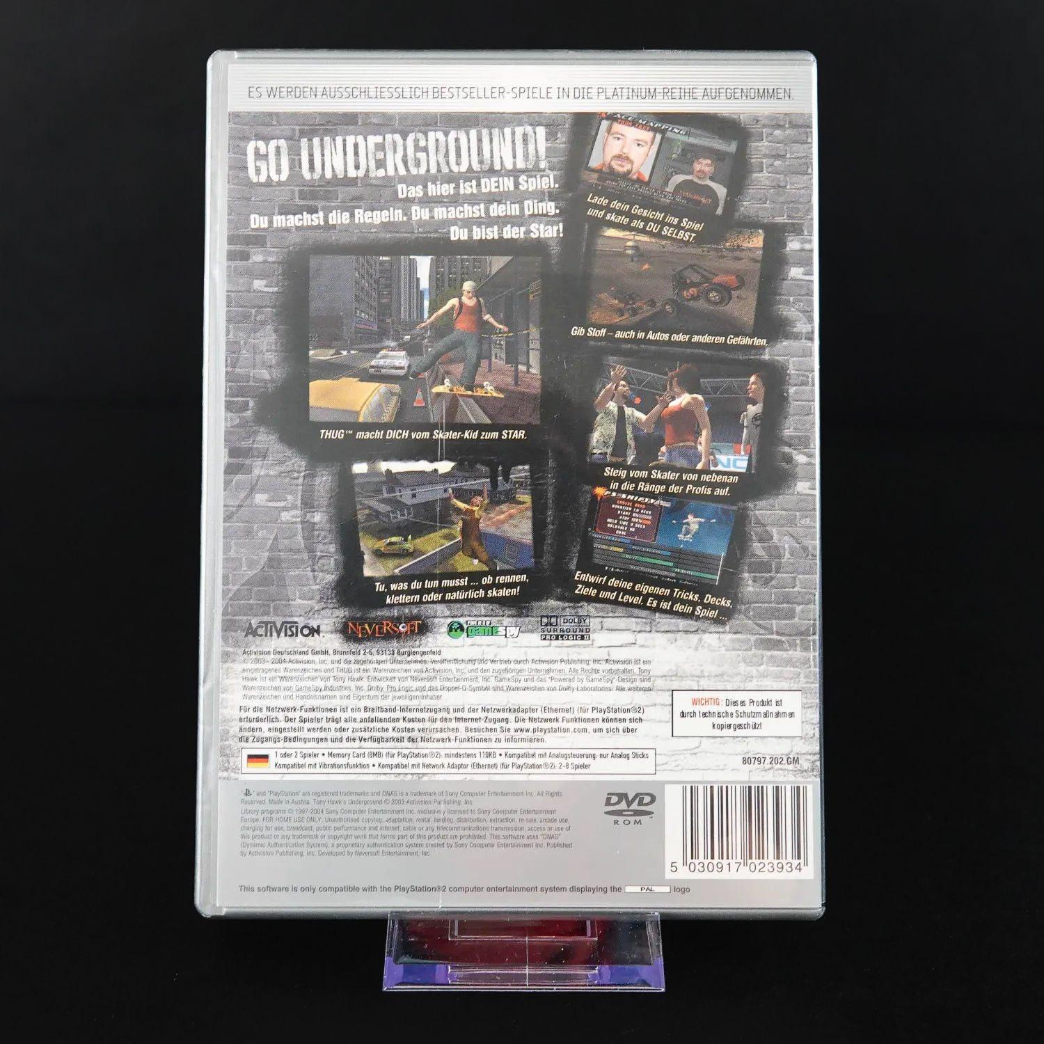 tony-hawks-underground-playstation-2-ps2-platinum-cib-deutsch-gebraucht-3 - Utopia Collectibles