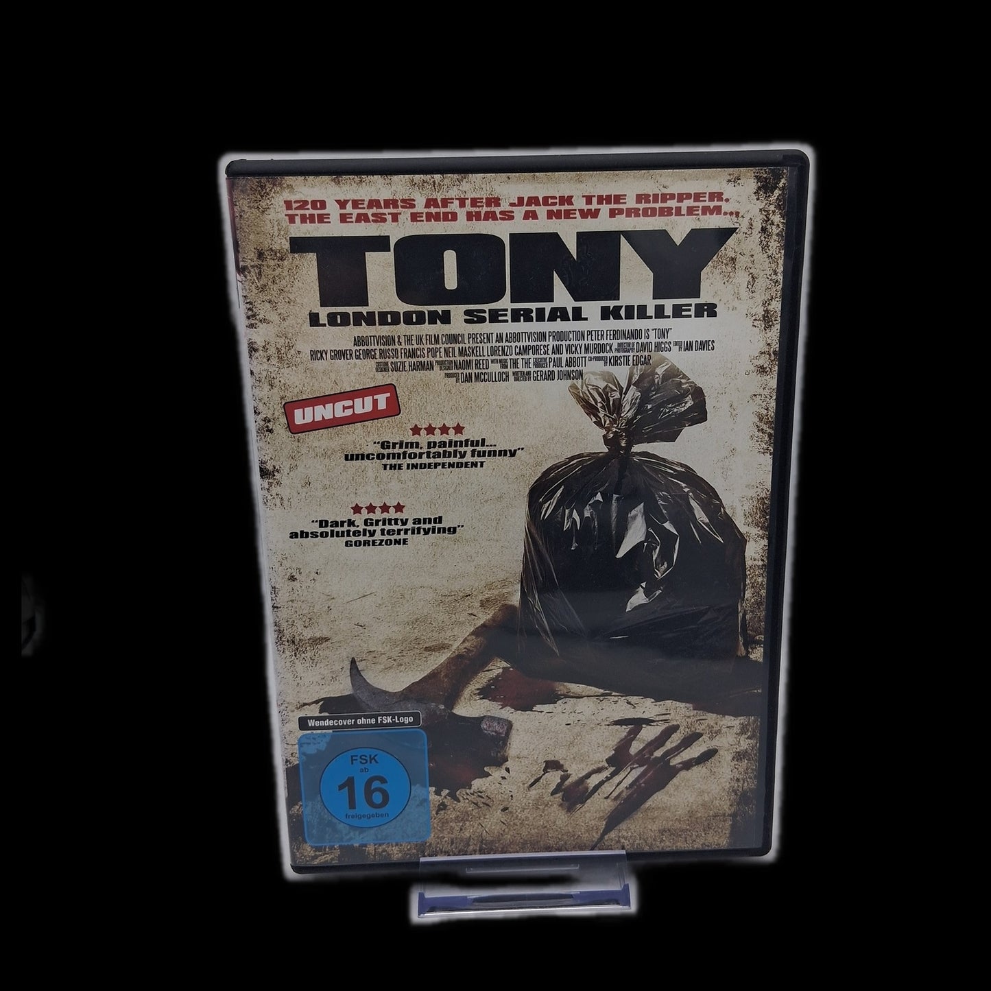 TONY London Serial Killer - Uncut - Wendecover ohne FSK-Logo - DVD - Gebraucht