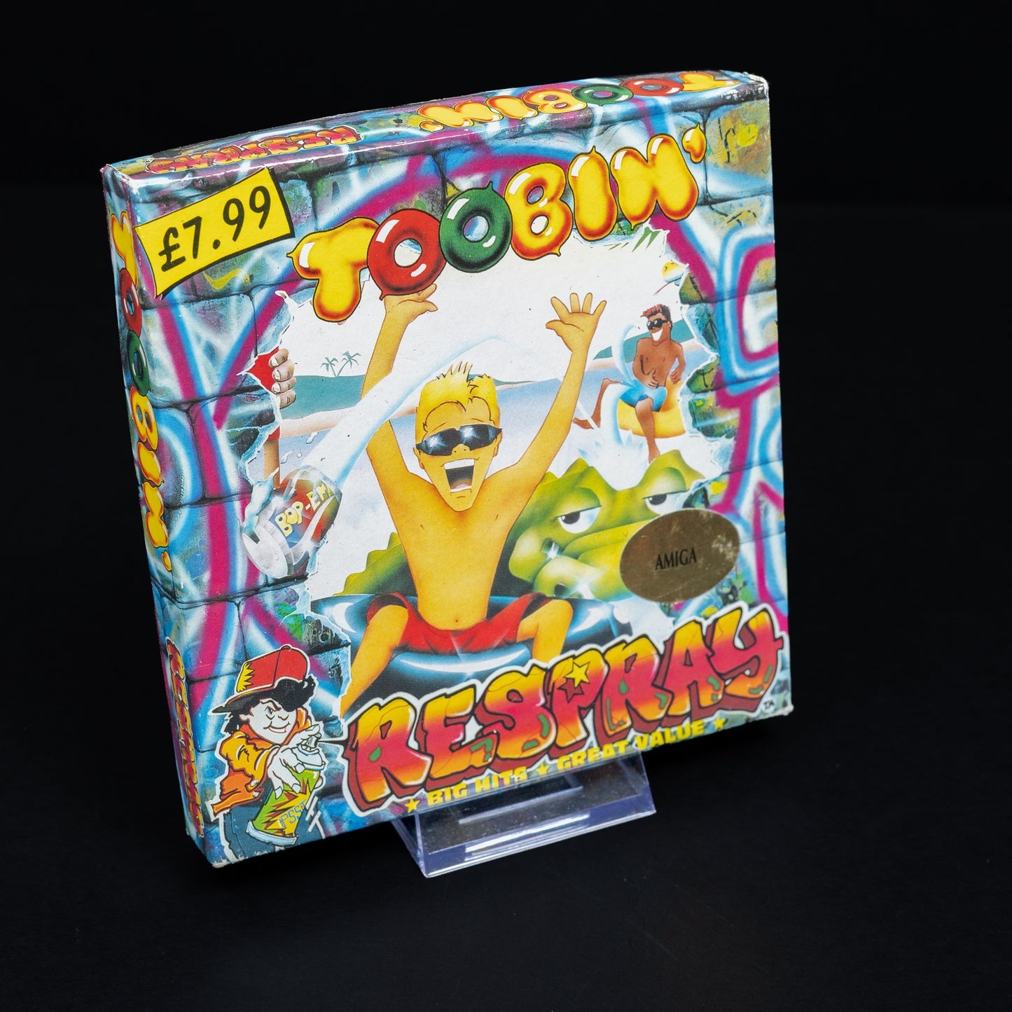 Toobin' - Amiga - Action Spiel - Big Box CiB - Zustand Gut