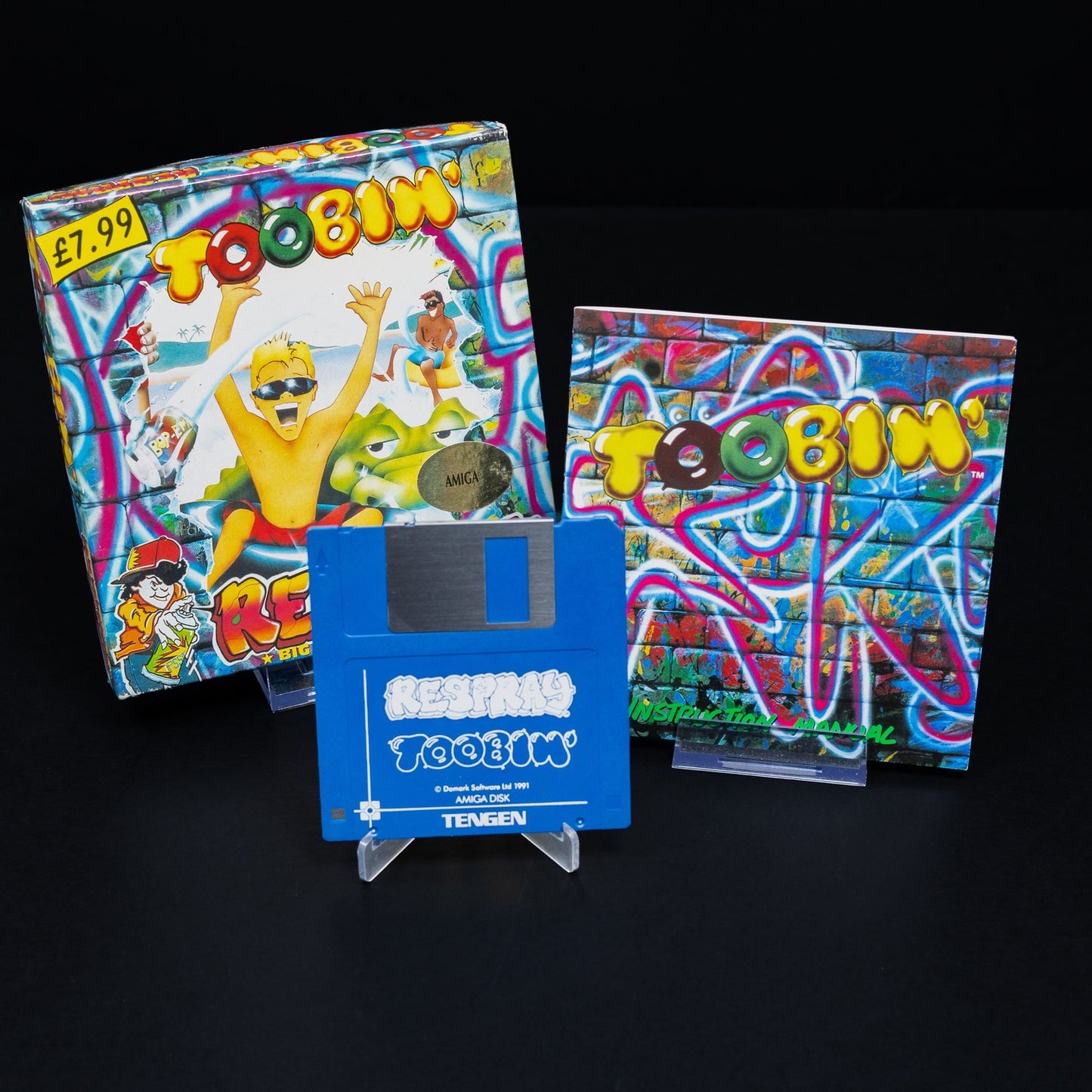 Toobin' - Amiga - Action Spiel - Big Box CiB - Zustand Gut