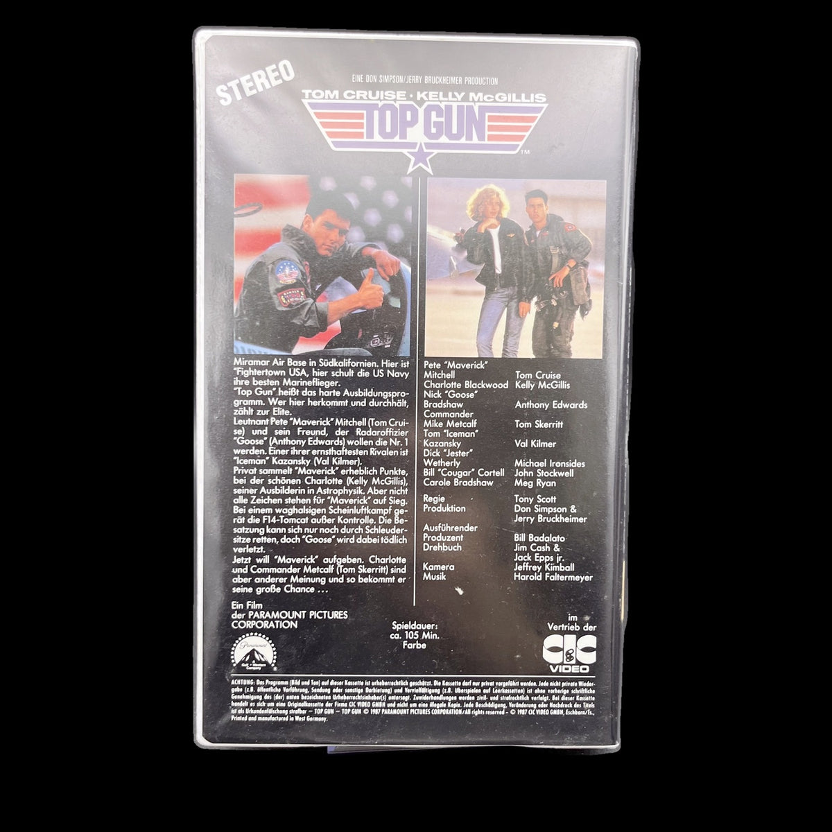 Top Gun - Klassiker - Action - PAL - VHS - Verfolgungsjagd - Film - Gebraucht