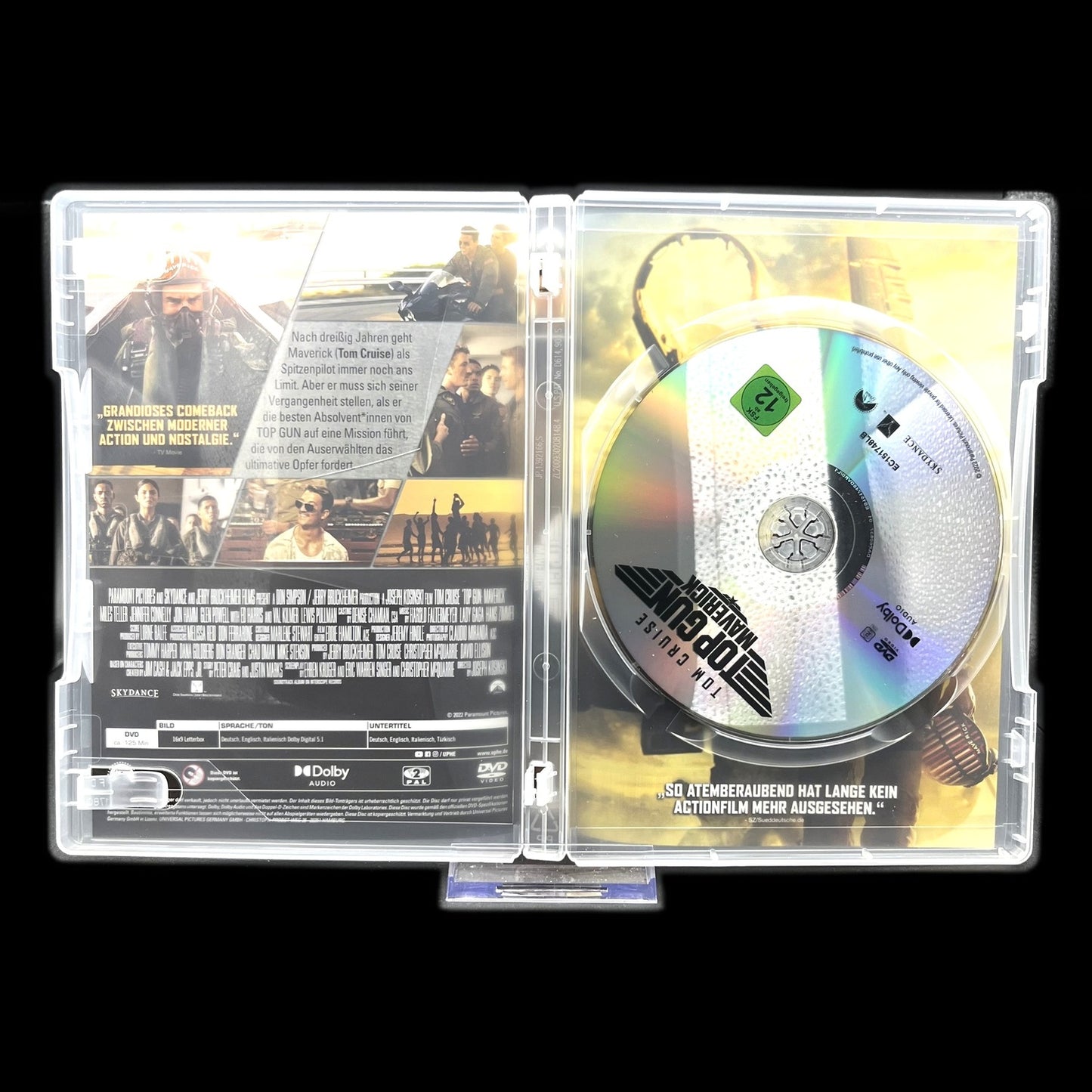 Top Gun Maverick - Tom Cruise - Action - DVD - Deutsch/Englisch - Gebraucht