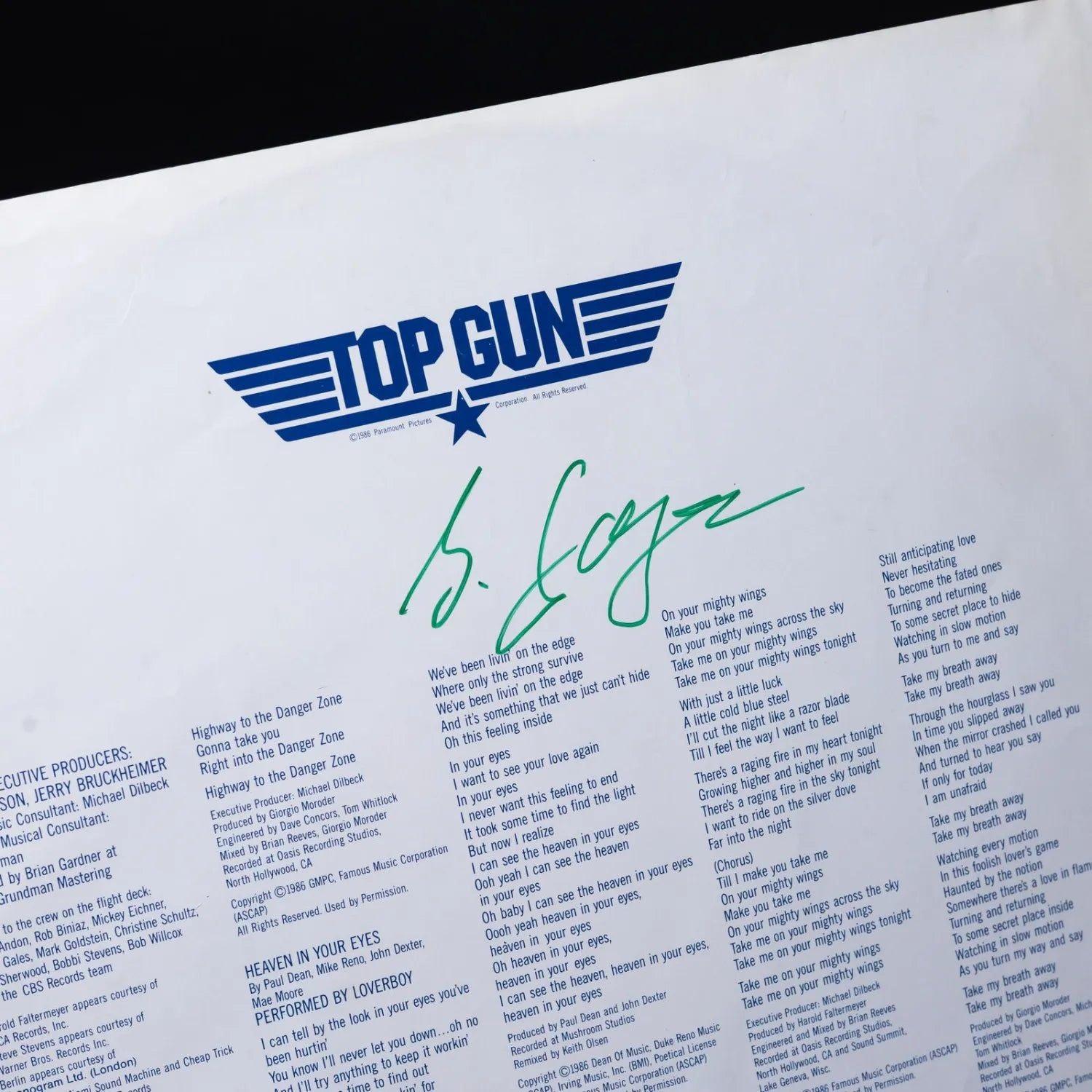 top-gun-soundtrack-1986-vinyl-lp-schallplatte-12-nm-nm-signiert-2 - Utopia Collectibles