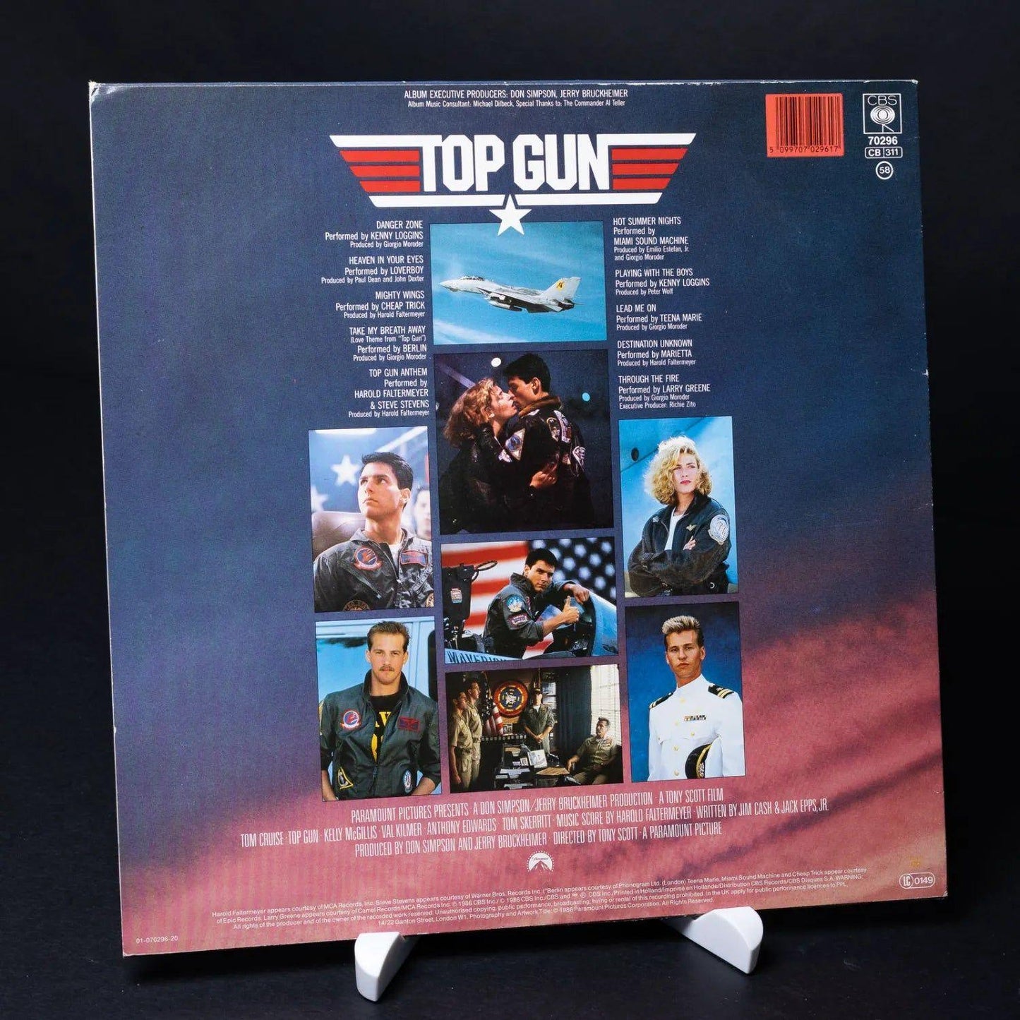 top-gun-soundtrack-1986-vinyl-lp-schallplatte-12-nm-nm-signiert-4 - Utopia Collectibles