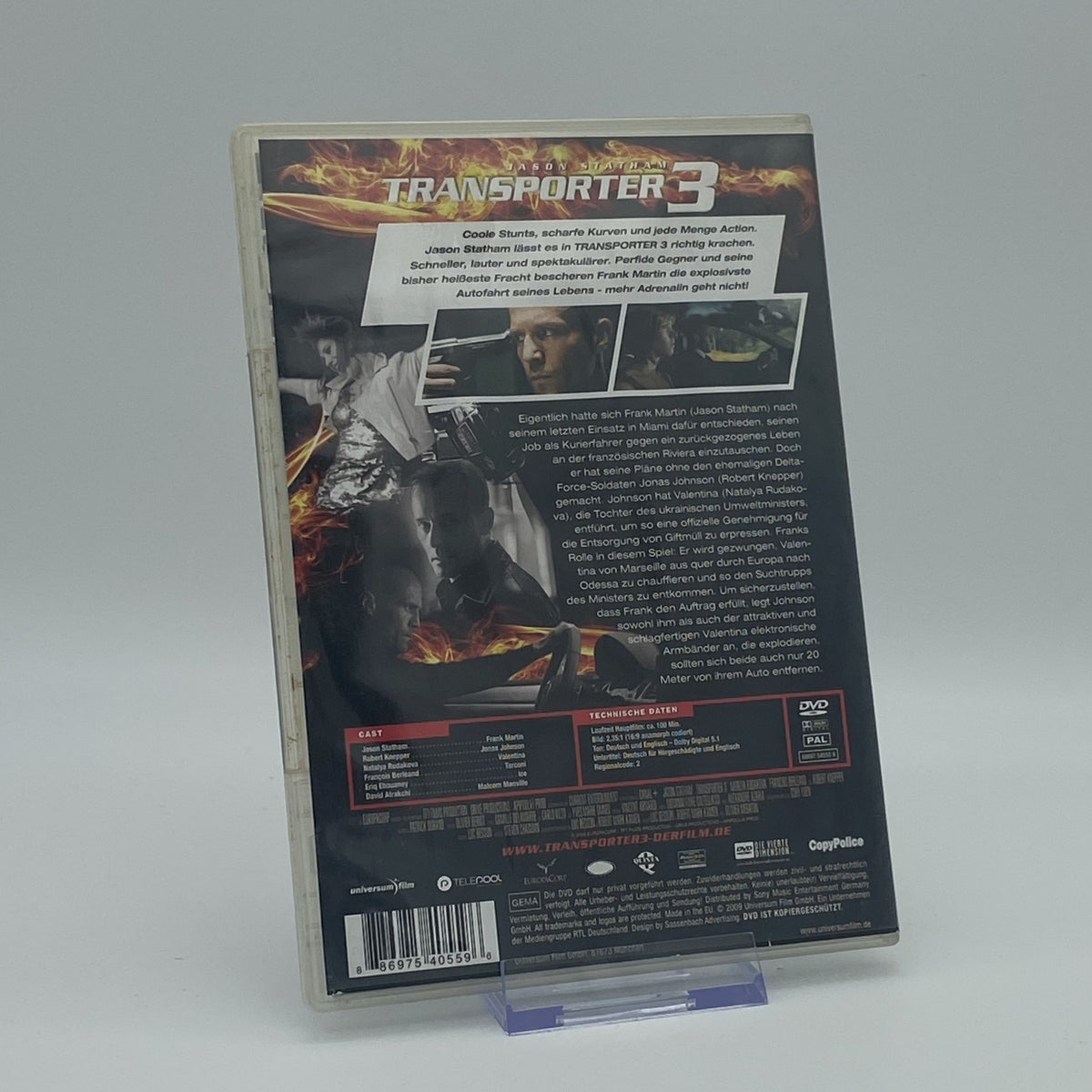 Transporter 3 - Jason Statham - Robert Knepper - DVD - Film - Zustand Sehr Gut