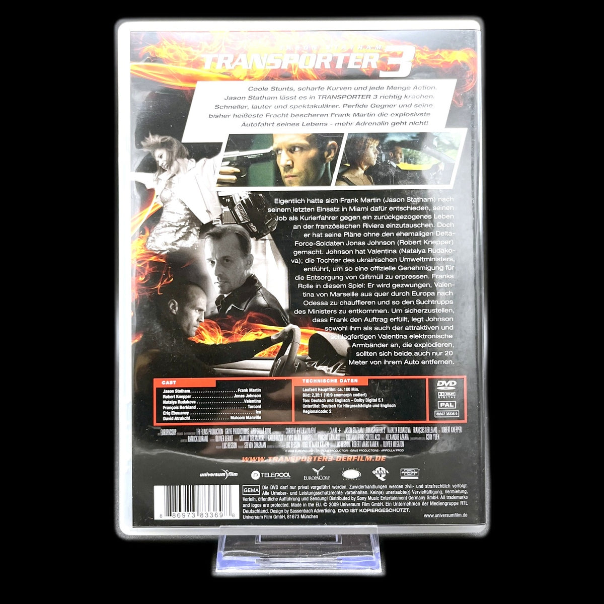 Transporter 3 - Jason Statham - Action Thriller - DVD - Deutsch - Gebraucht