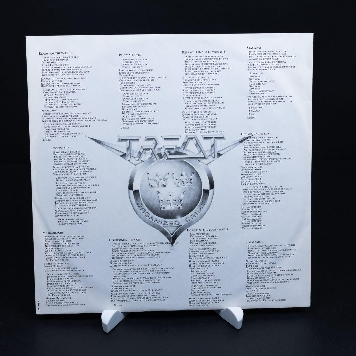 treat-organized-crime-vinyl-lp-12-schallplatte-vg-vg-3 - Utopia Collectibles