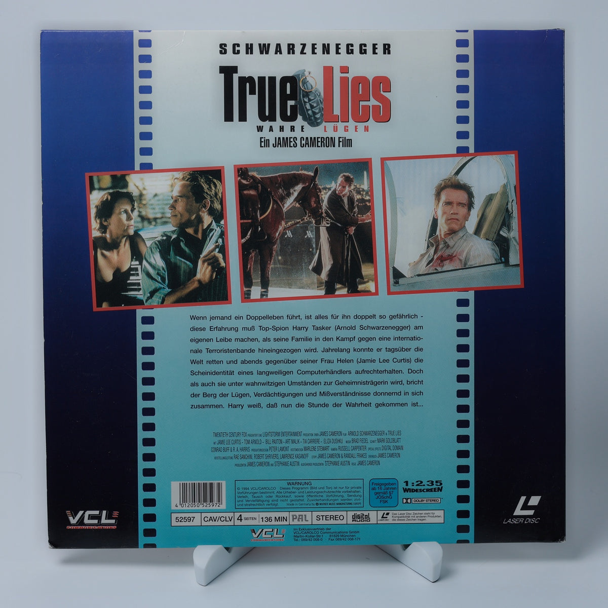 True Lies - LaserDisc - VCL - Arnold Schwarzenegger - Widescreen - Zustand Gut