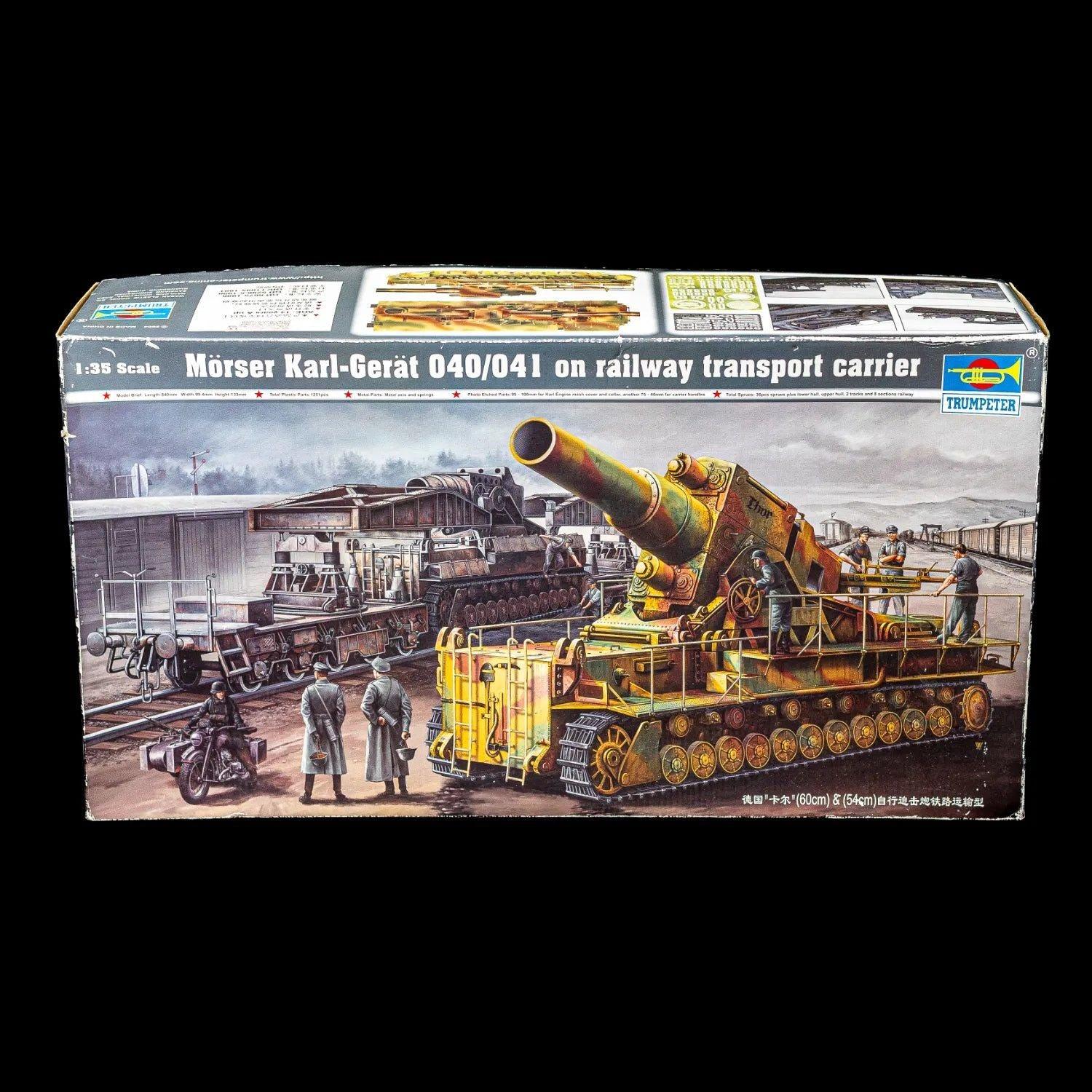trumpeter-moerser-karl-geraet-040041-modell-00209-135-sealed-bags-mit-decals-2 - Utopia Collectibles