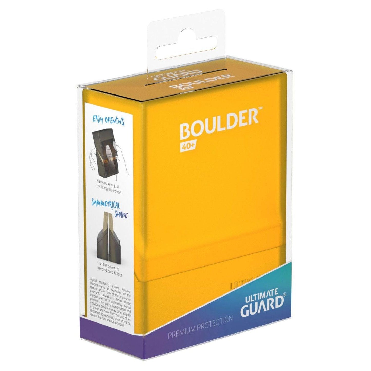 Ultimate Guard - Boulder Deck Case 40+ Standardgröße - Amber