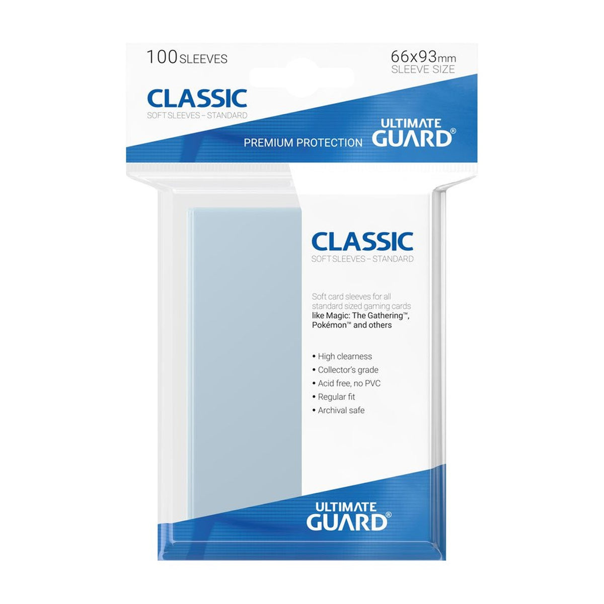 Ultimate Guard Classic Sleeves Standard Size (100) - Kartenhüllen - Neu & OVP