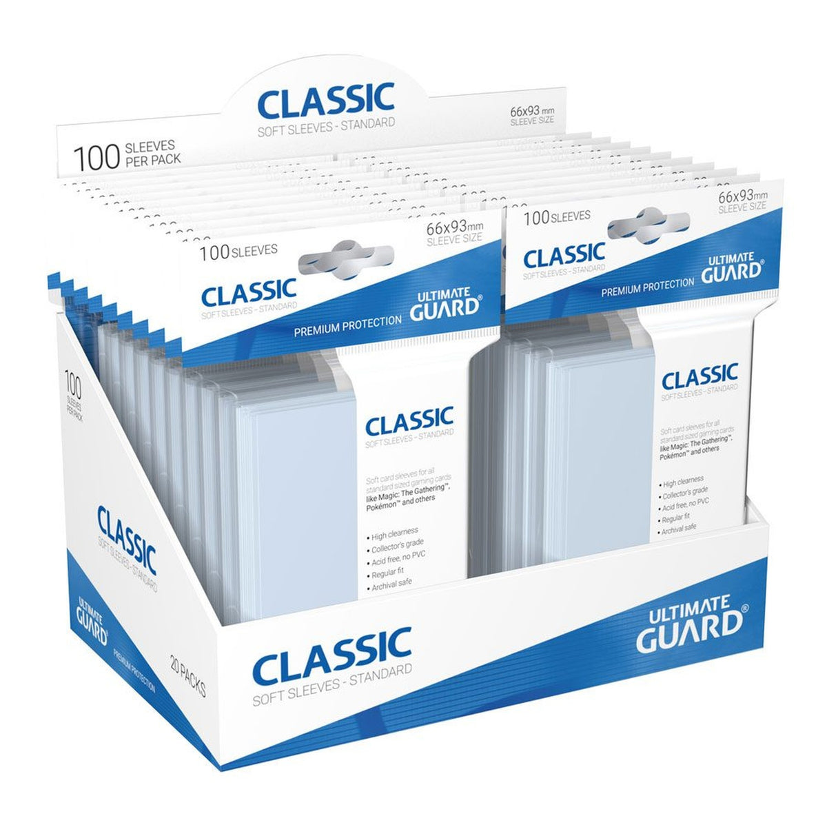 Ultimate Guard Classic Sleeves Standard Size (100) - Kartenhüllen - Neu & OVP