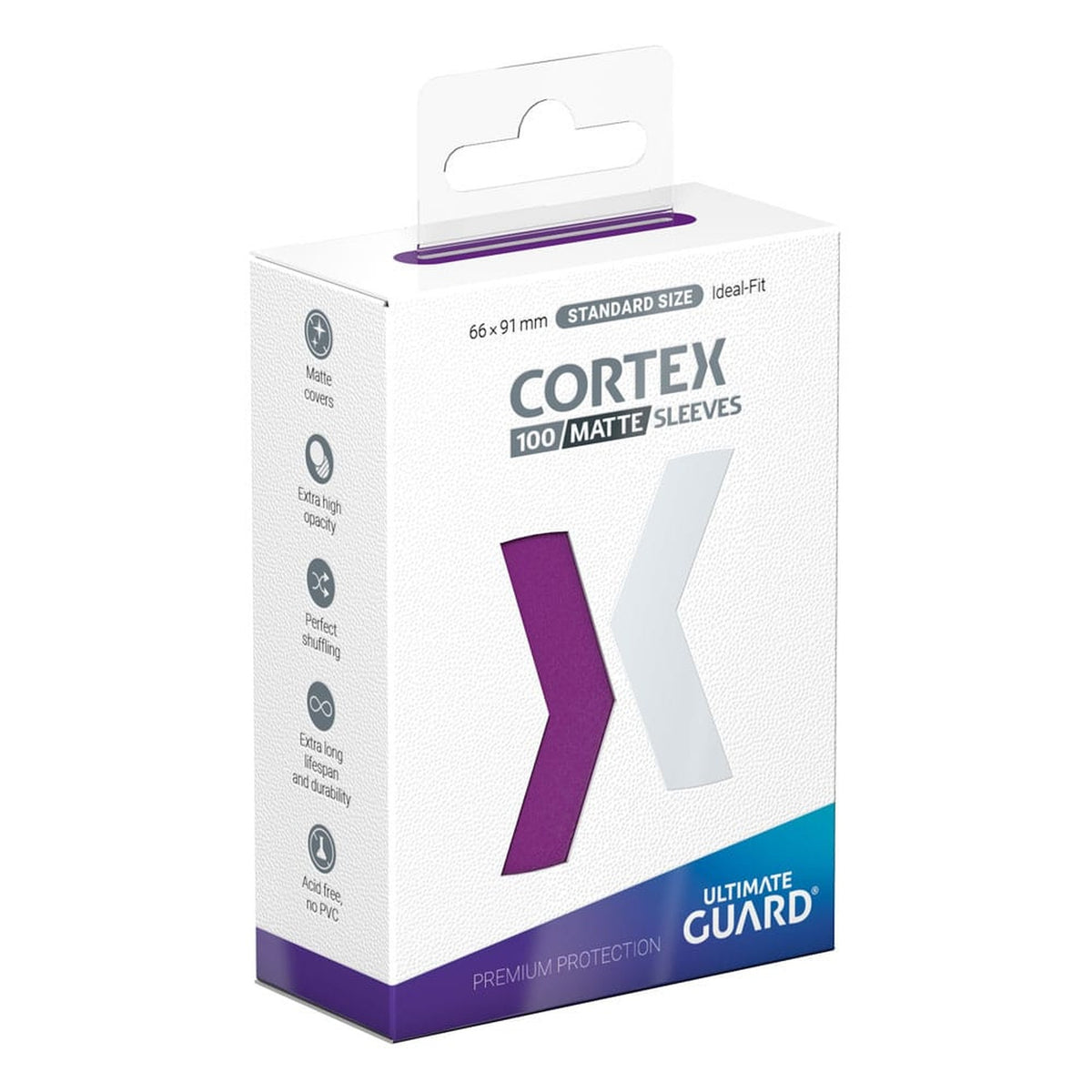 Ultimate Guard Cortex Sleeves Matte Standard Size (100) - Purple - Neu & OVP