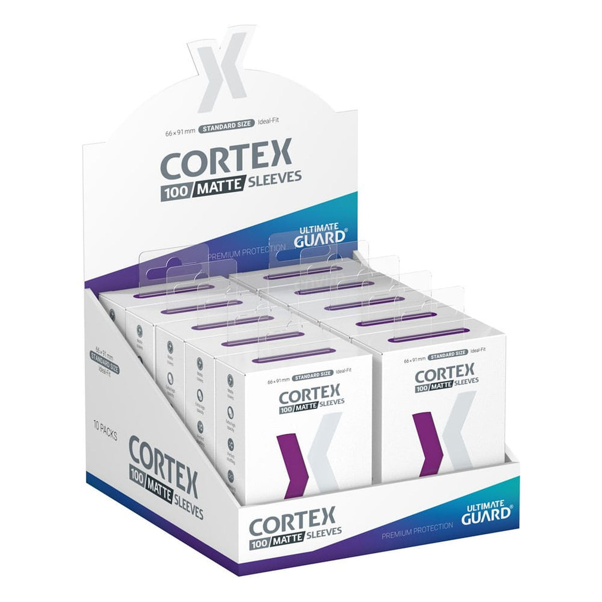 Ultimate Guard Cortex Sleeves Matte Standard Size (100) - Purple - Neu & OVP