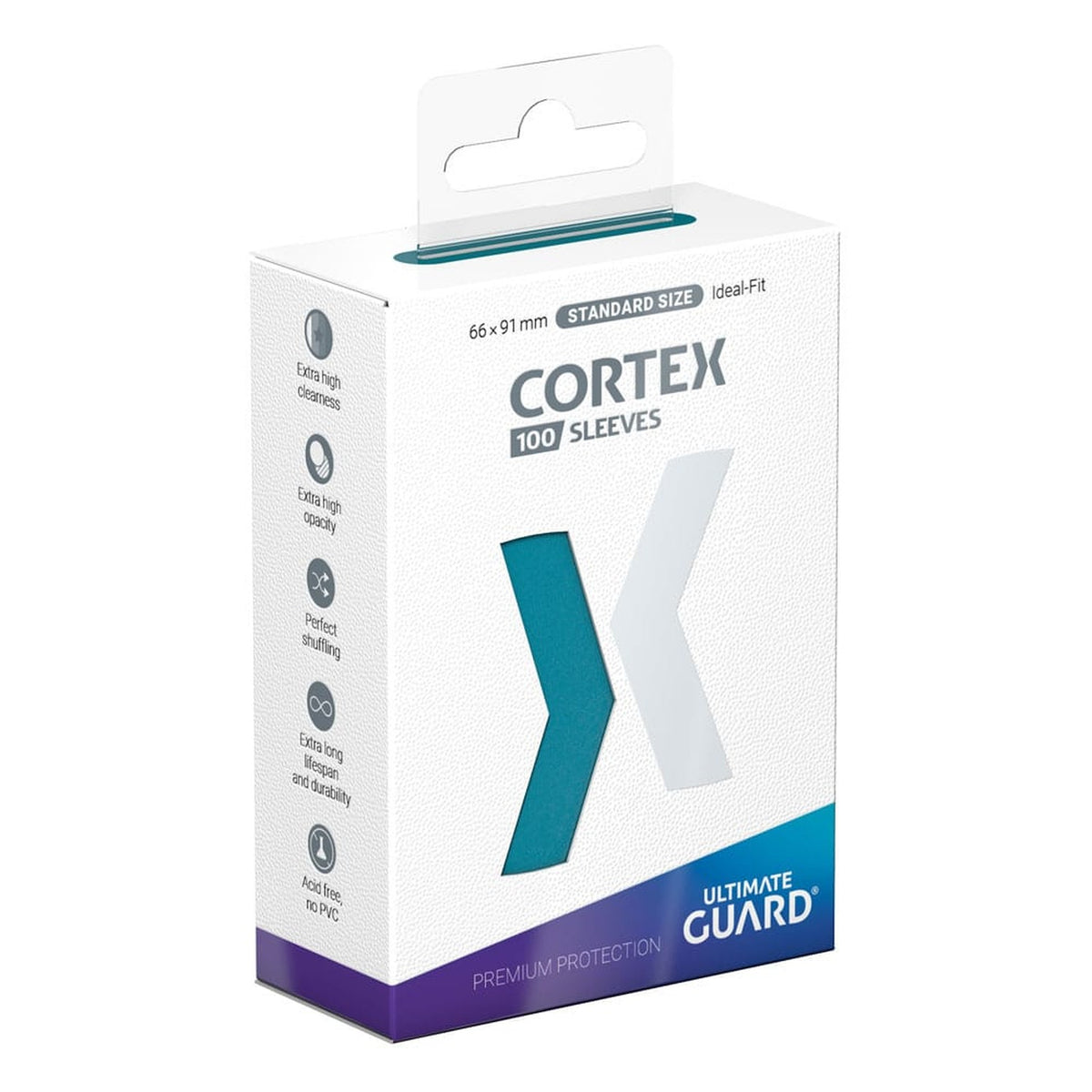 Ultimate Guard Cortex Sleeves Standard Size (100) - Petrol - Neu & OVP