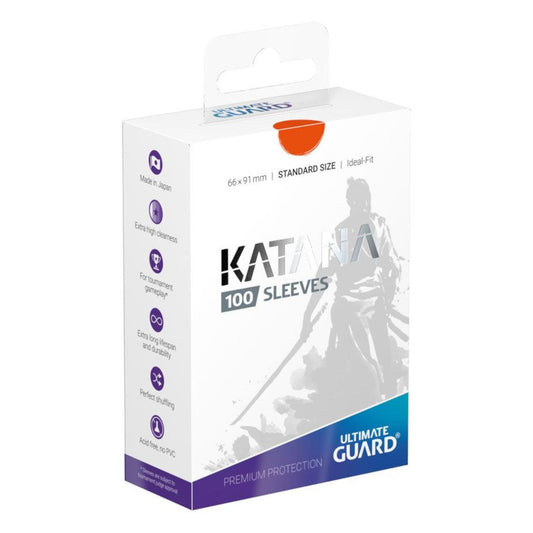 Ultimate Guard - Katana Sleeves 100 Stück - Standard Size - Orange