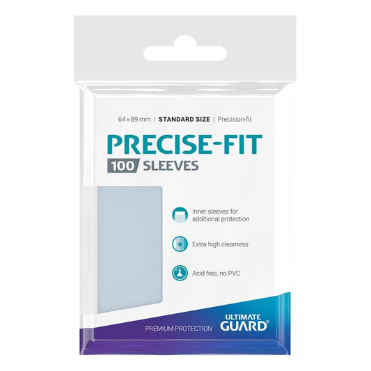 Ultimate Guard - Precise-Fit Inner Sleeves - Standardgröße Transparent 100 Stück