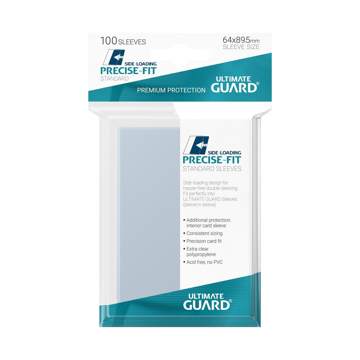 Ultimate Guard Precise-Fit Sleeves Standard Size (100) - Neu & OVP