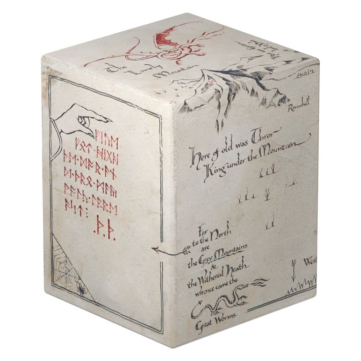 Ultimate Guard RTE Boulder 100+ The Hobbit- Thrór's Map (Glow in - Neu & OVP