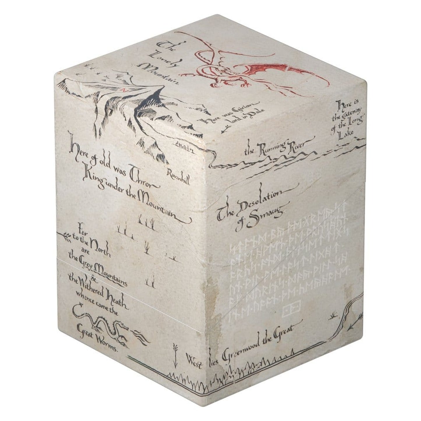 Ultimate Guard RTE Boulder 100+ The Hobbit- Thrór's Map (Glow in - Neu & OVP