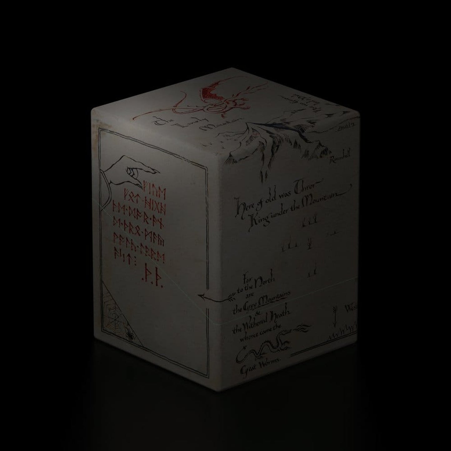 Ultimate Guard RTE Boulder 100+ The Hobbit- Thrór's Map (Glow in - Neu & OVP
