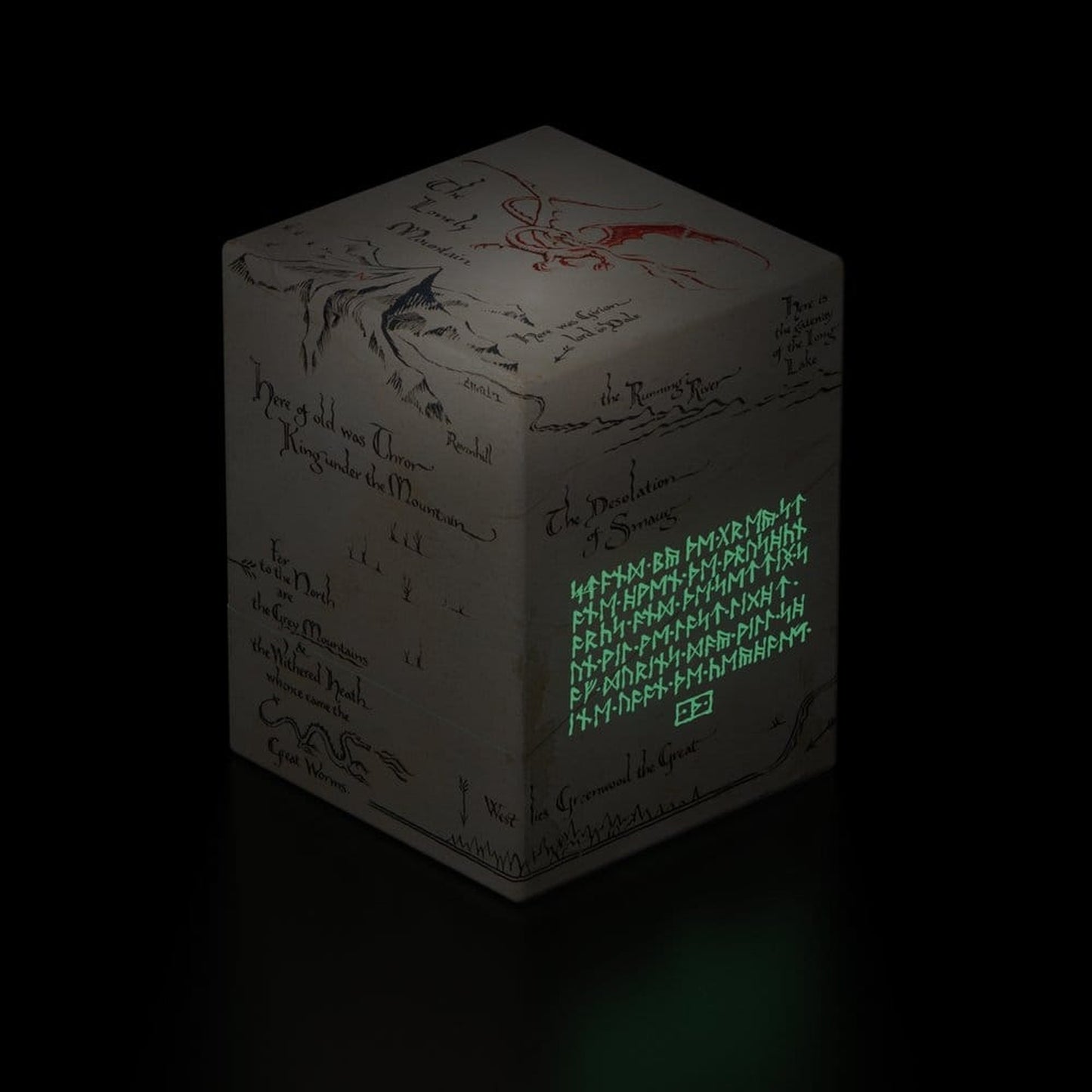 Ultimate Guard RTE Boulder 100+ The Hobbit- Thrór's Map (Glow in - Neu & OVP