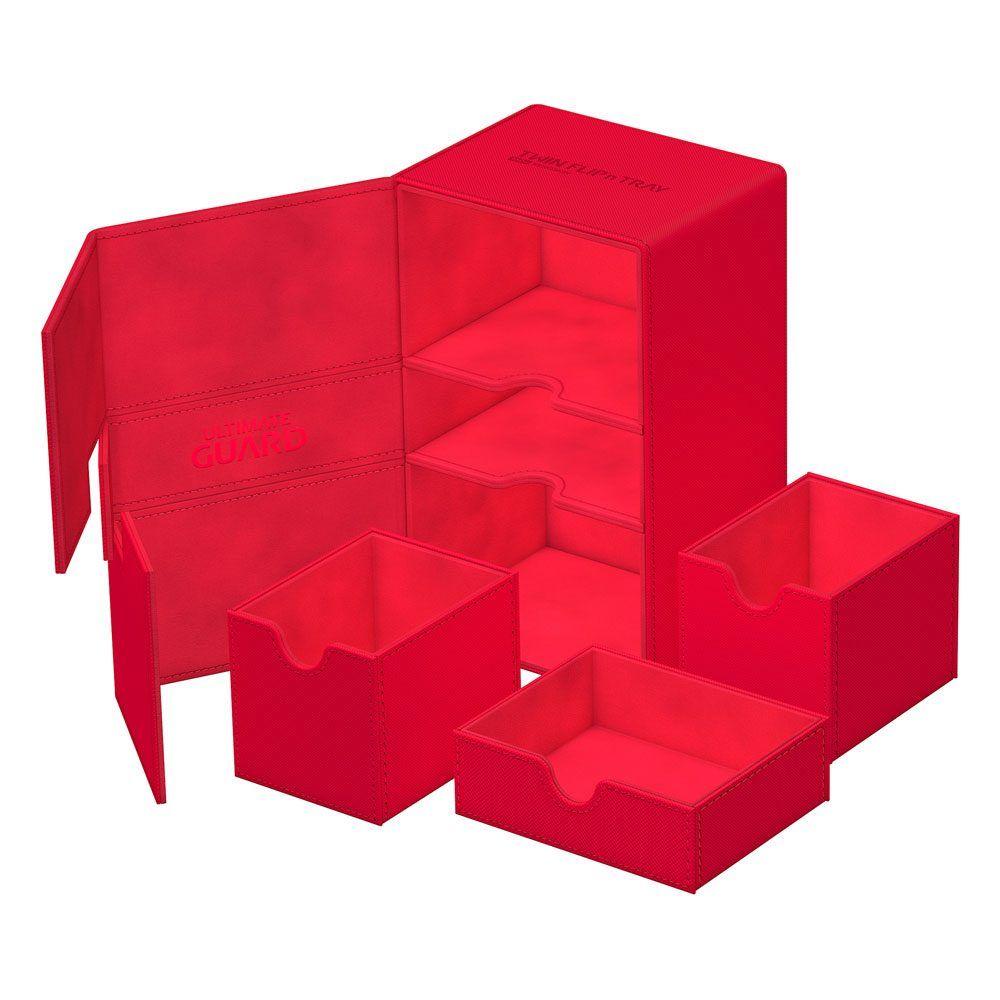 Ultimate Guard - Twin Flip`n`Tray 160+ XenoSkin Monocolor - Rot