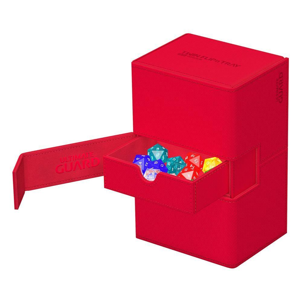 Ultimate Guard - Twin Flip`n`Tray 160+ XenoSkin Monocolor - Rot
