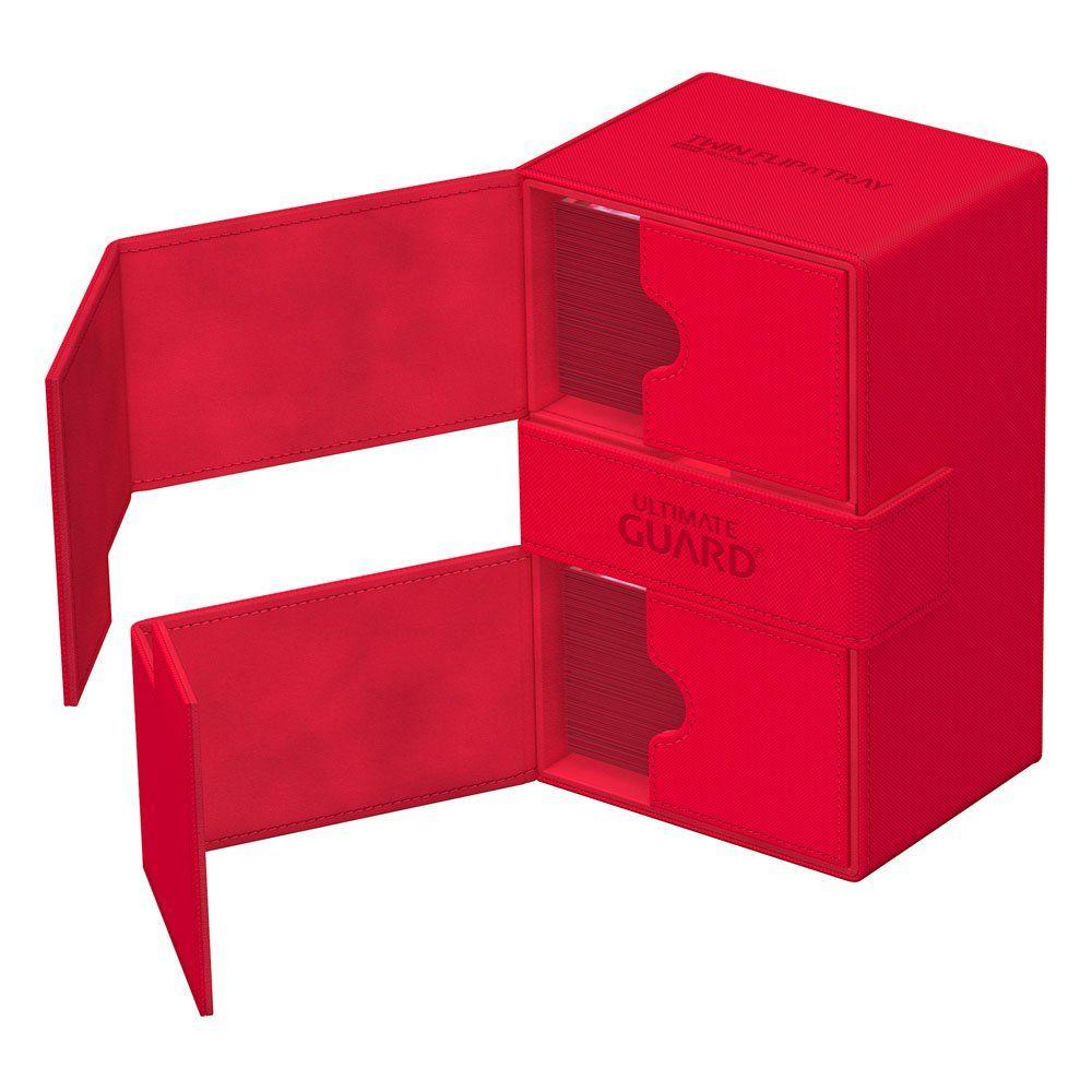 Ultimate Guard - Twin Flip`n`Tray 160+ XenoSkin Monocolor - Rot