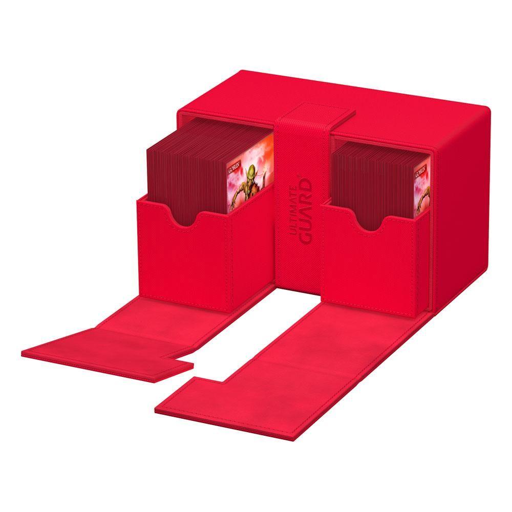 Ultimate Guard - Twin Flip`n`Tray 160+ XenoSkin Monocolor - Rot