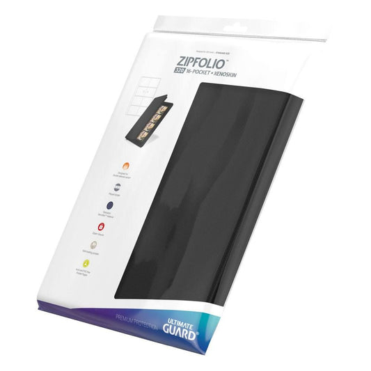 Ultimate Guard - Zipfolio 320 - Sammelordner Binder 16-Pocket XenoSkin - Schwarz