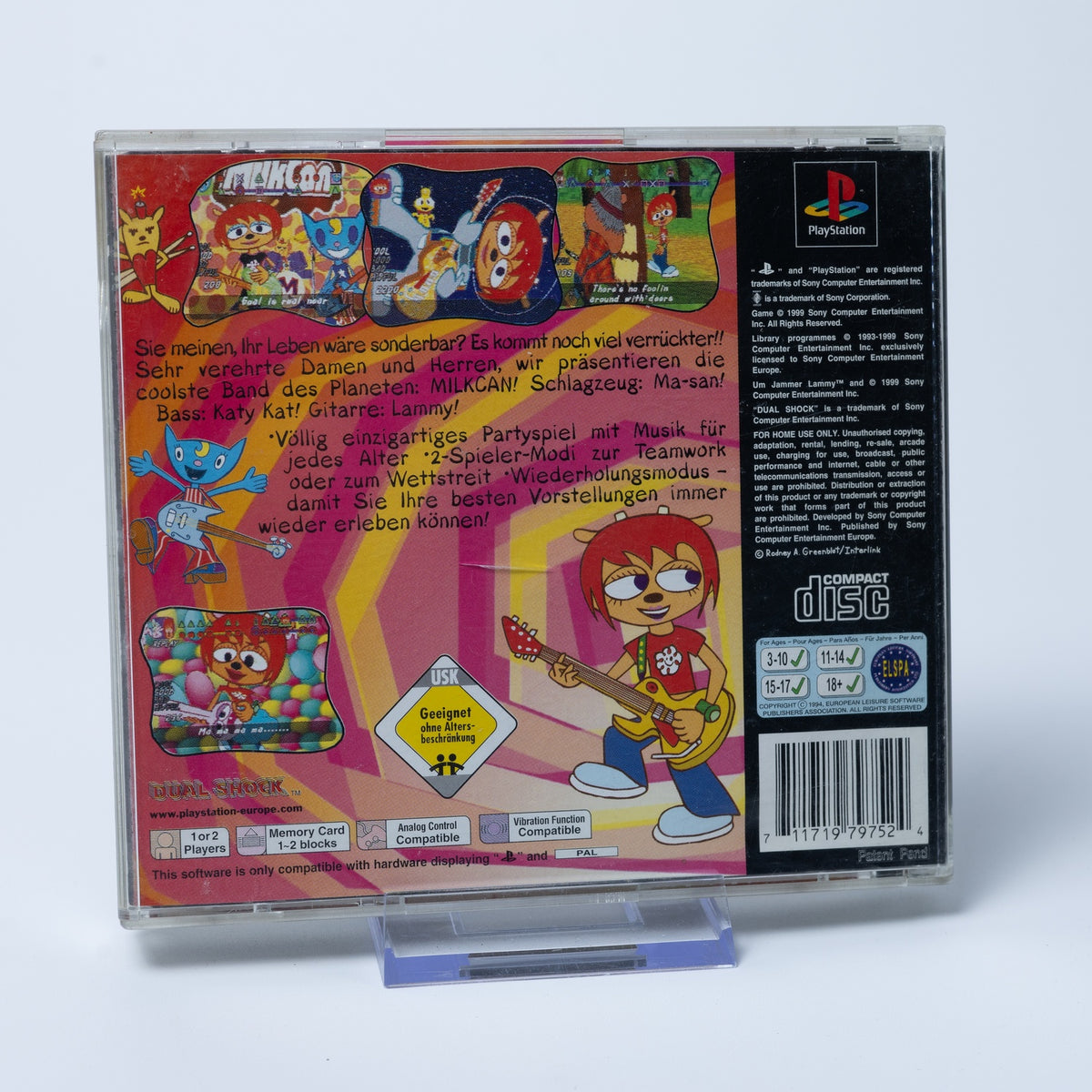 Um Jammer Lammy - Playstation PS1 Spiel - PAL - Mit Anleitung - Zustand Sehr Gut