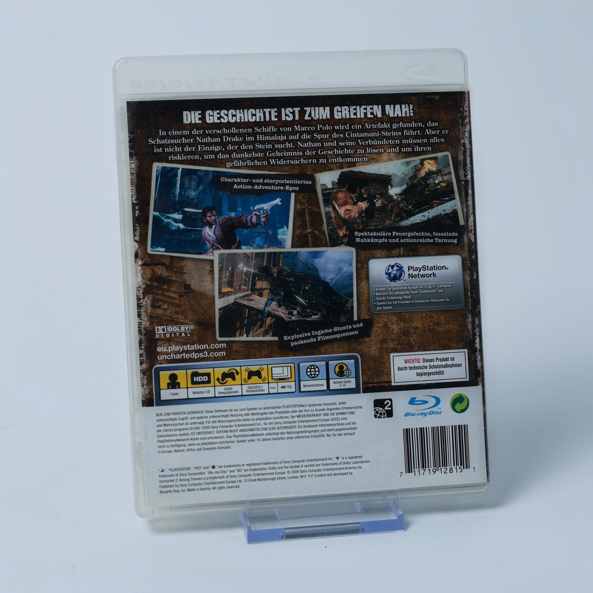 Uncharted 2 - Among Thieves - Playstation 3 PS3 - CiB - PAL - Zustand Sehr Gut