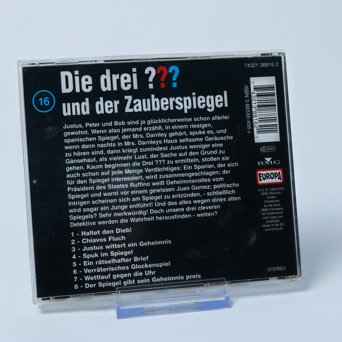 Die Drei ??? und der Zauberspiegel (Folge 16) - Hörspiel - CD - Zustand Sehr Gut