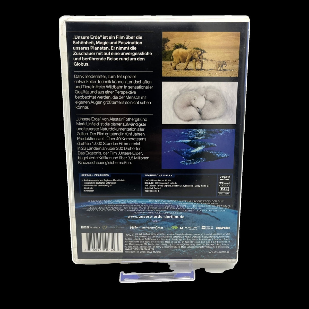Unsere Erde - Von den Machern von DEEP BLUE - Dokumentarfilm - DVD - Gebraucht