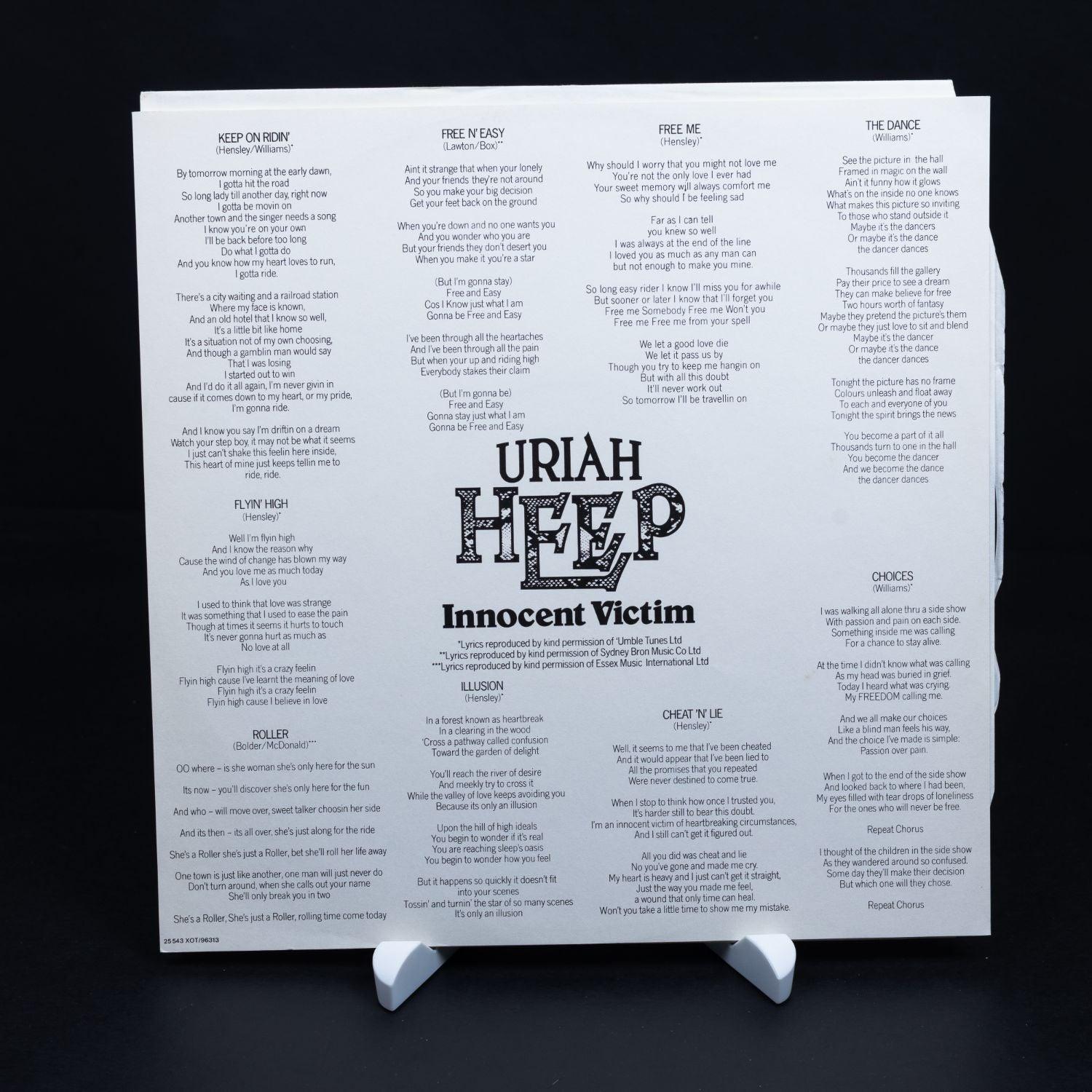 uriah-heep-innocent-victim-vinyl-lp-12-schallplatte-vg-vg-3 - Utopia Collectibles