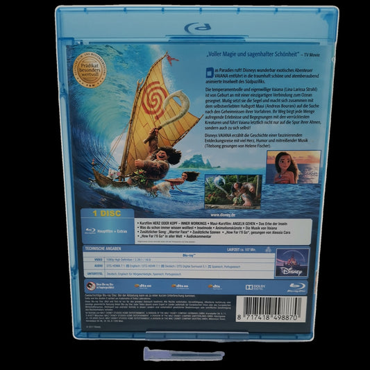 Vaiana - Disney - mit Flyer - Animation - Blu-Ray - Film - Familie - Sehr gut